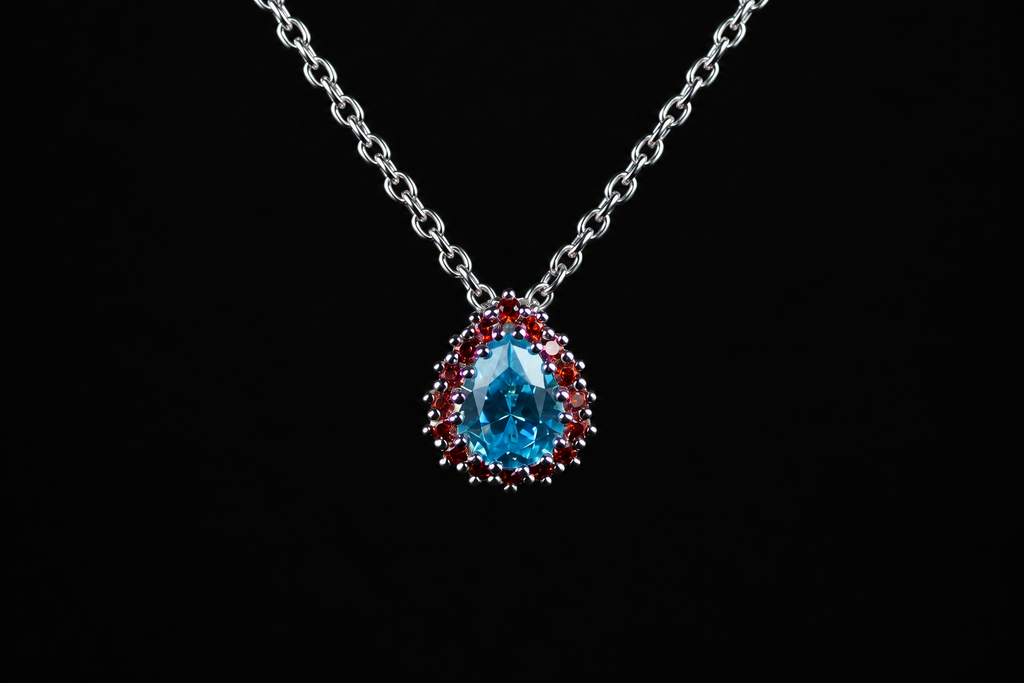 Regentropfen Kette AQUALIA