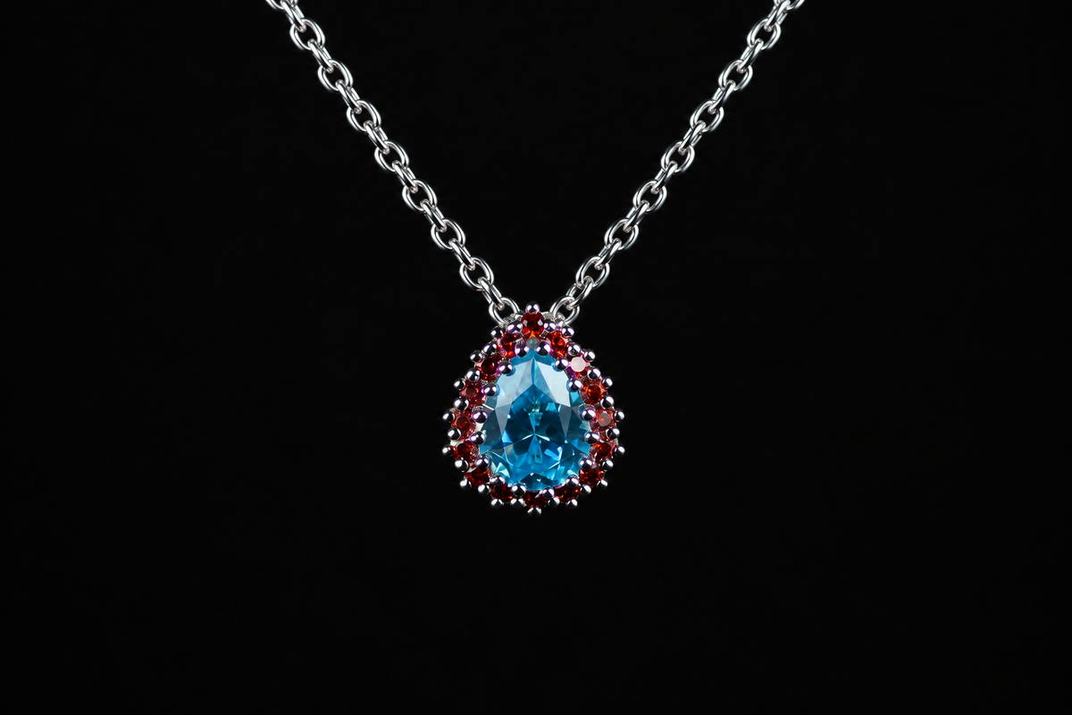 Regentropfen Kette AQUALIA