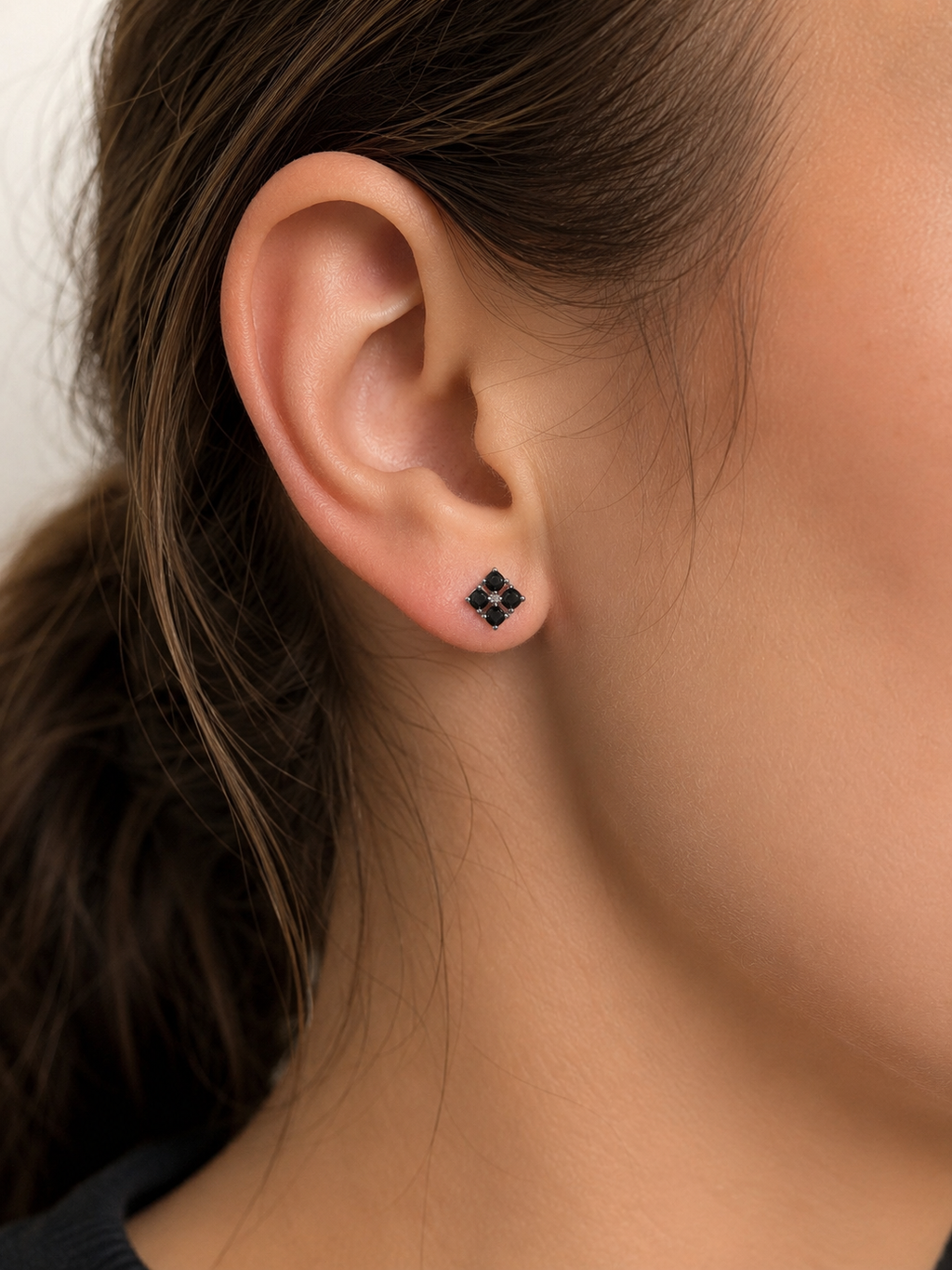 Pavé Ohrstecker aus 925 Sterling Silber