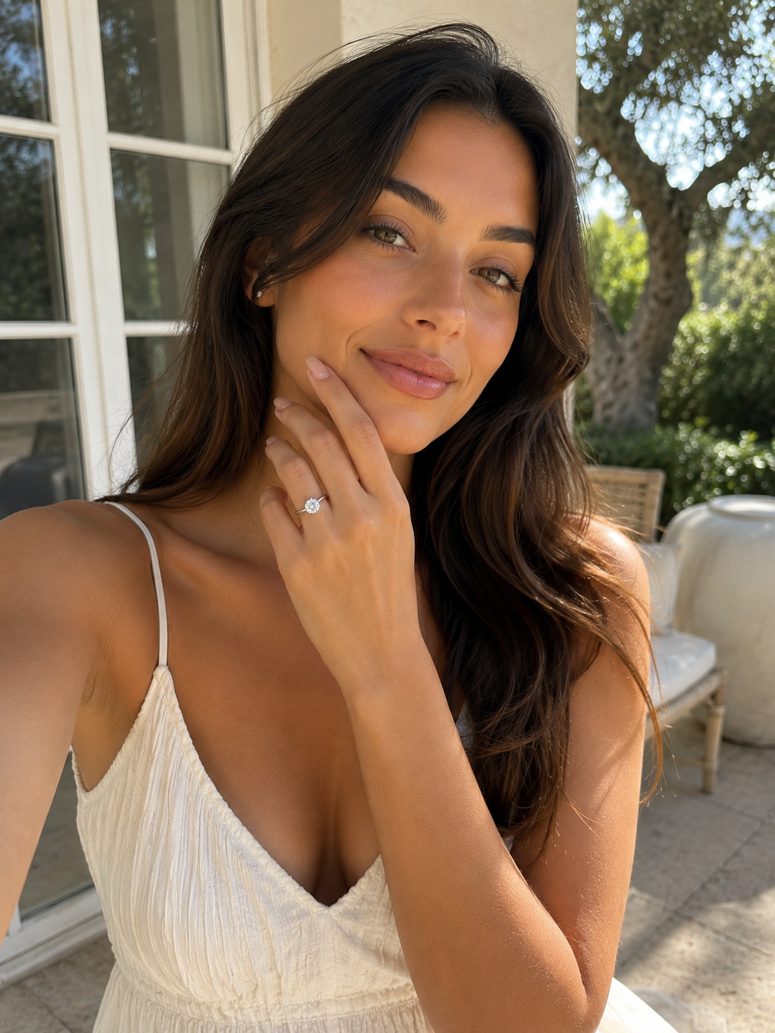Solitär-Ring aus 925 Sterling Silber mit Moissanit – zeitlose Eleganz