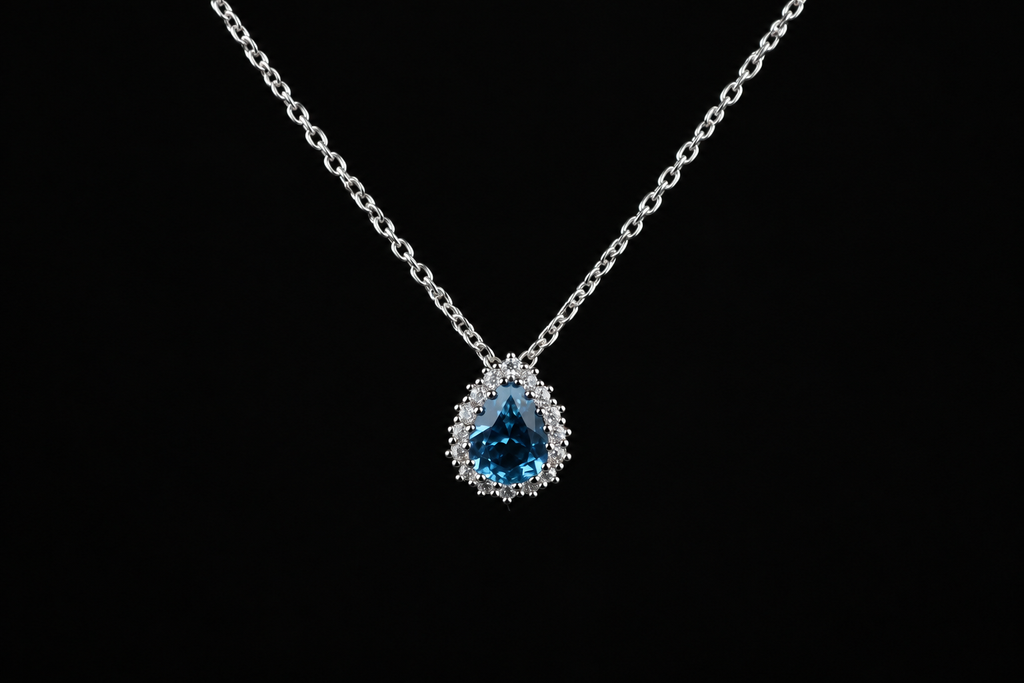 Regentropfen Kette AQUALIA