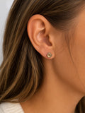 Kristall Ohrstecker in Verschieden Farben aus 925 Sterling Silber