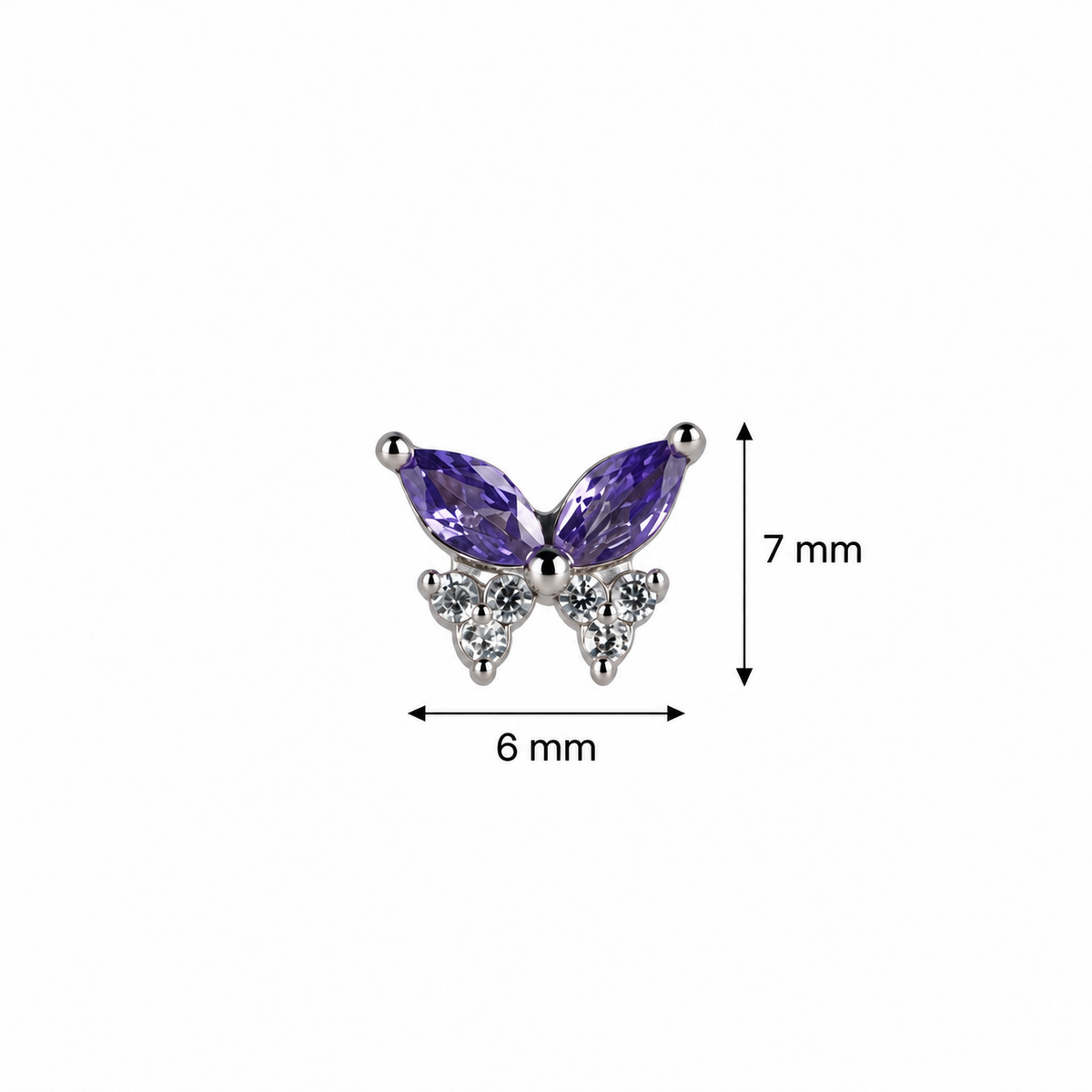 Schmetterling-Ohrstecker LYRIA