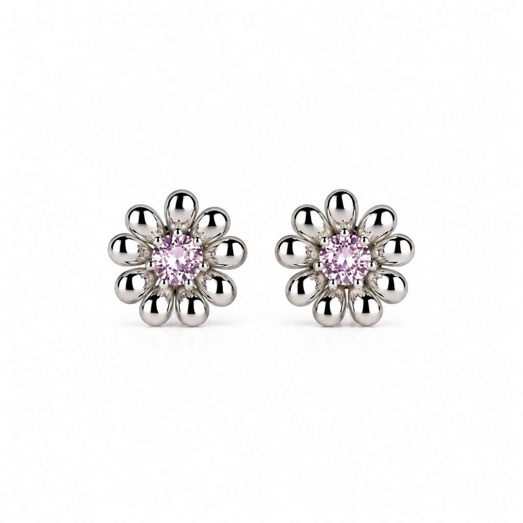 Elegante Blumen-Ohrstecker FLORÉLLE