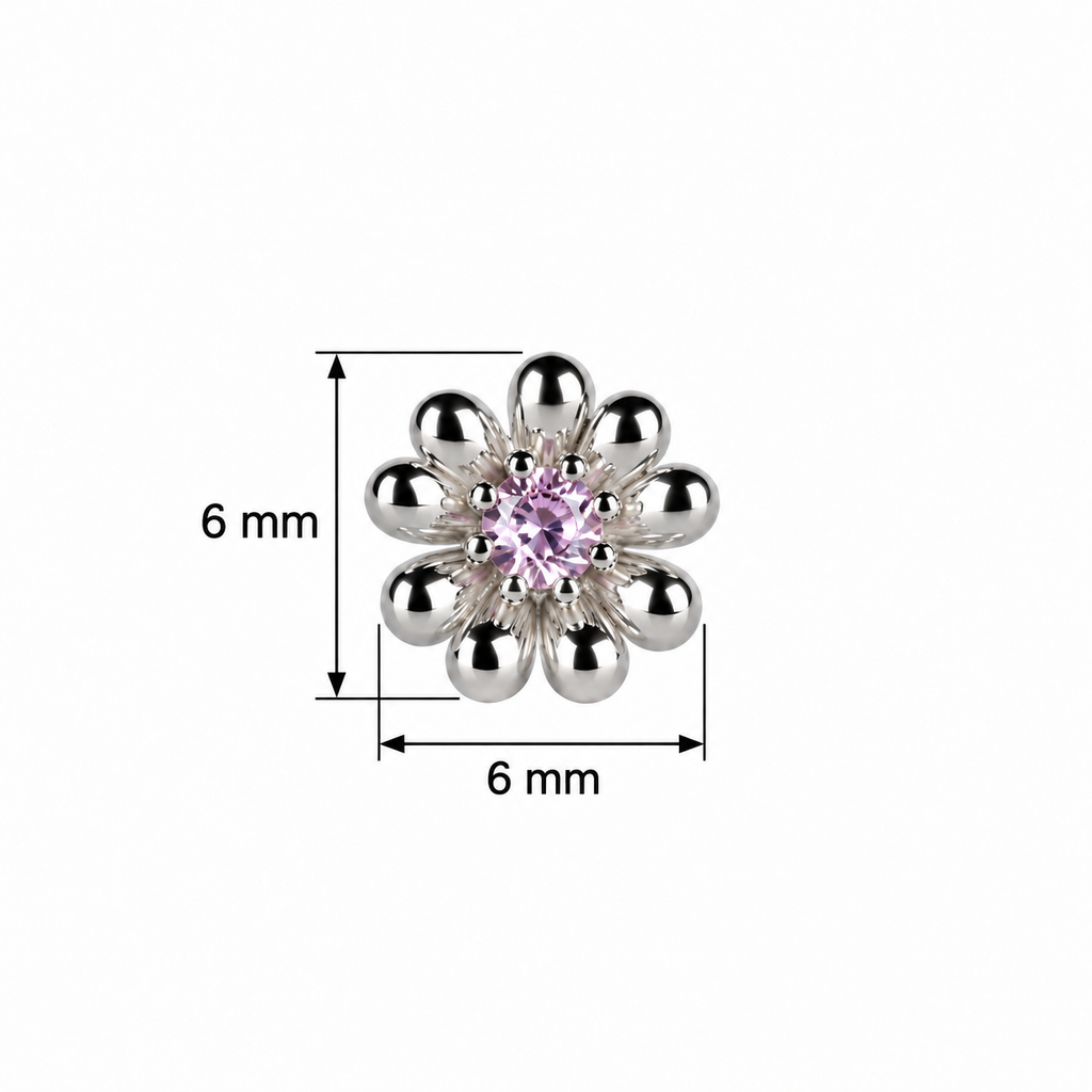 Elegante Blumen-Ohrstecker FLORÉLLE