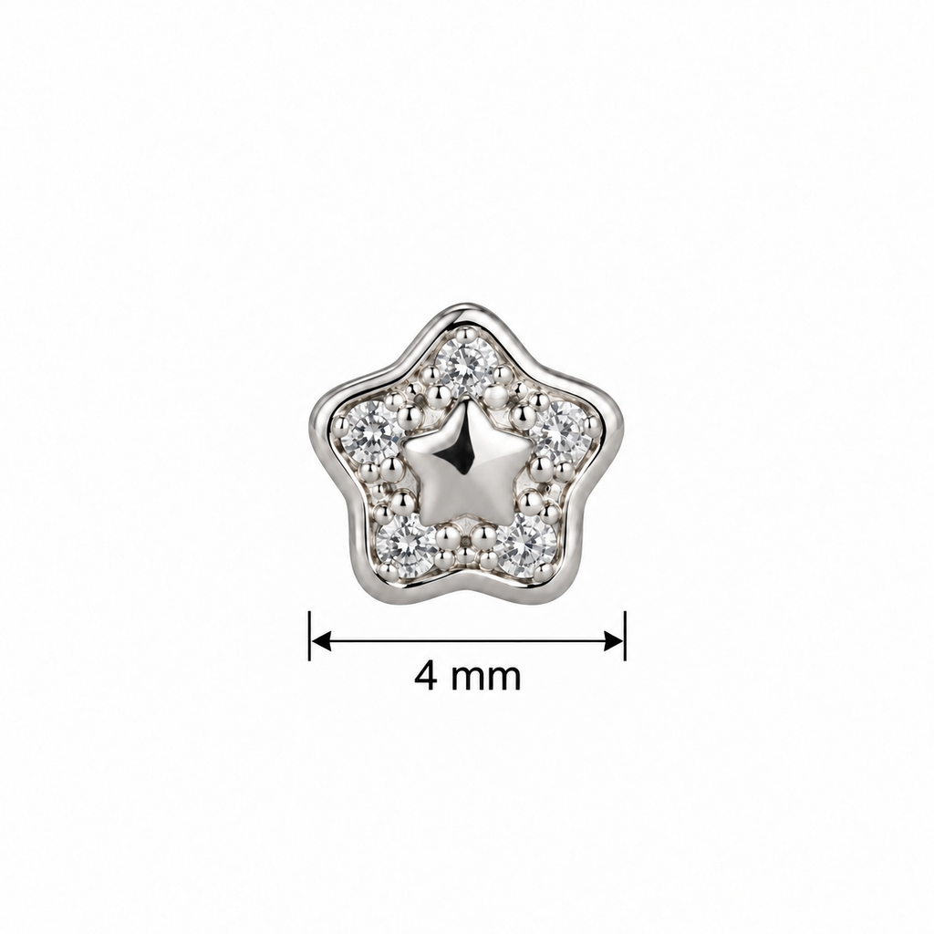 Elegante Stern-Ohrstecker STELLÉA
