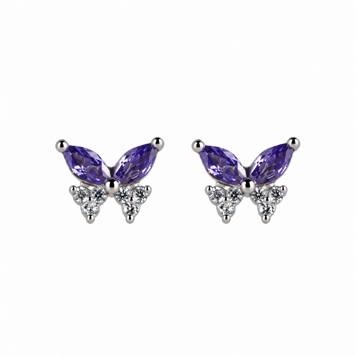 Schmetterling-Ohrstecker LYRIA