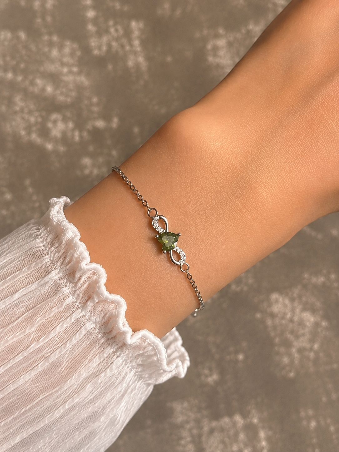 Herz Armband aus 925 Sterling Silber
