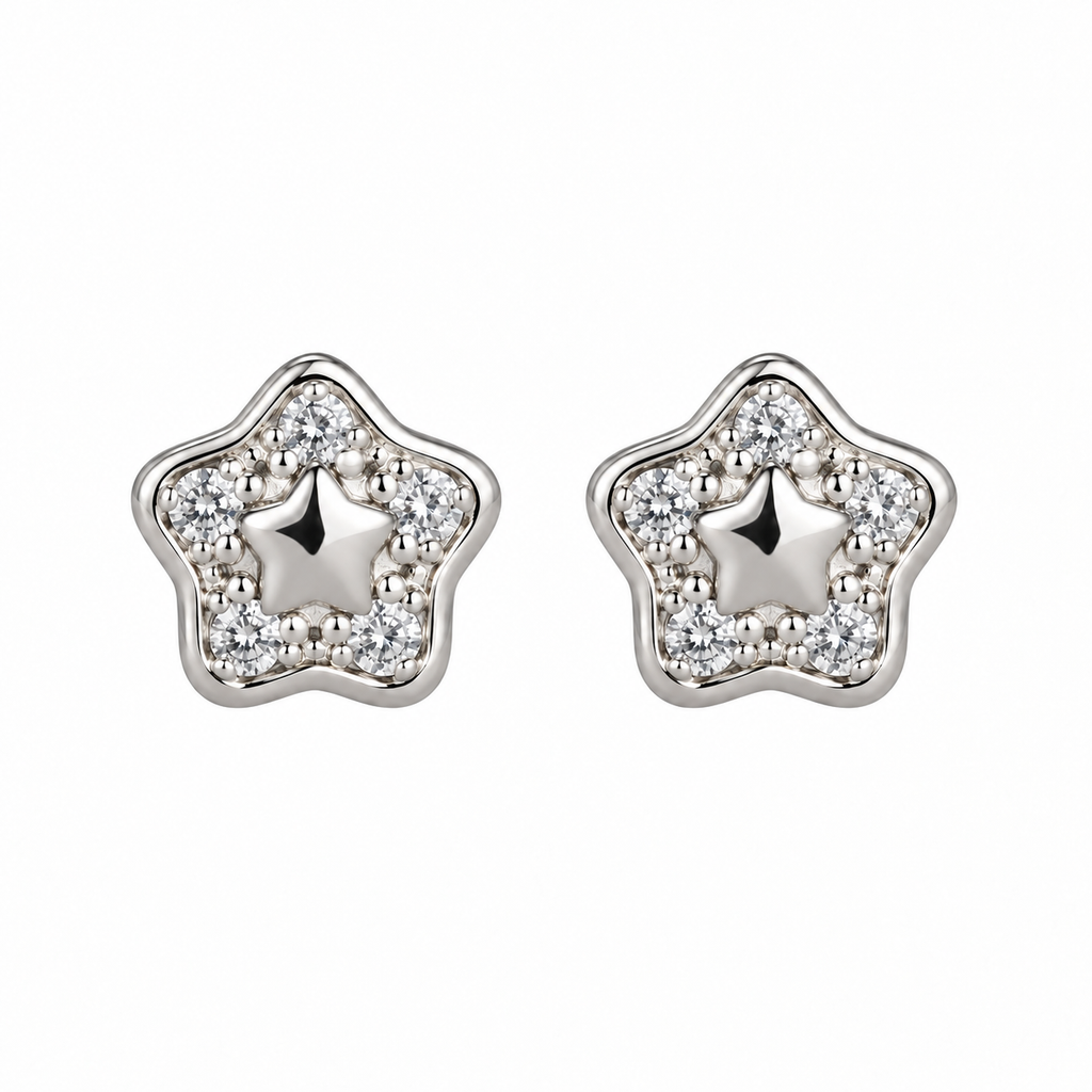Elegante Stern-Ohrstecker STELLÉA