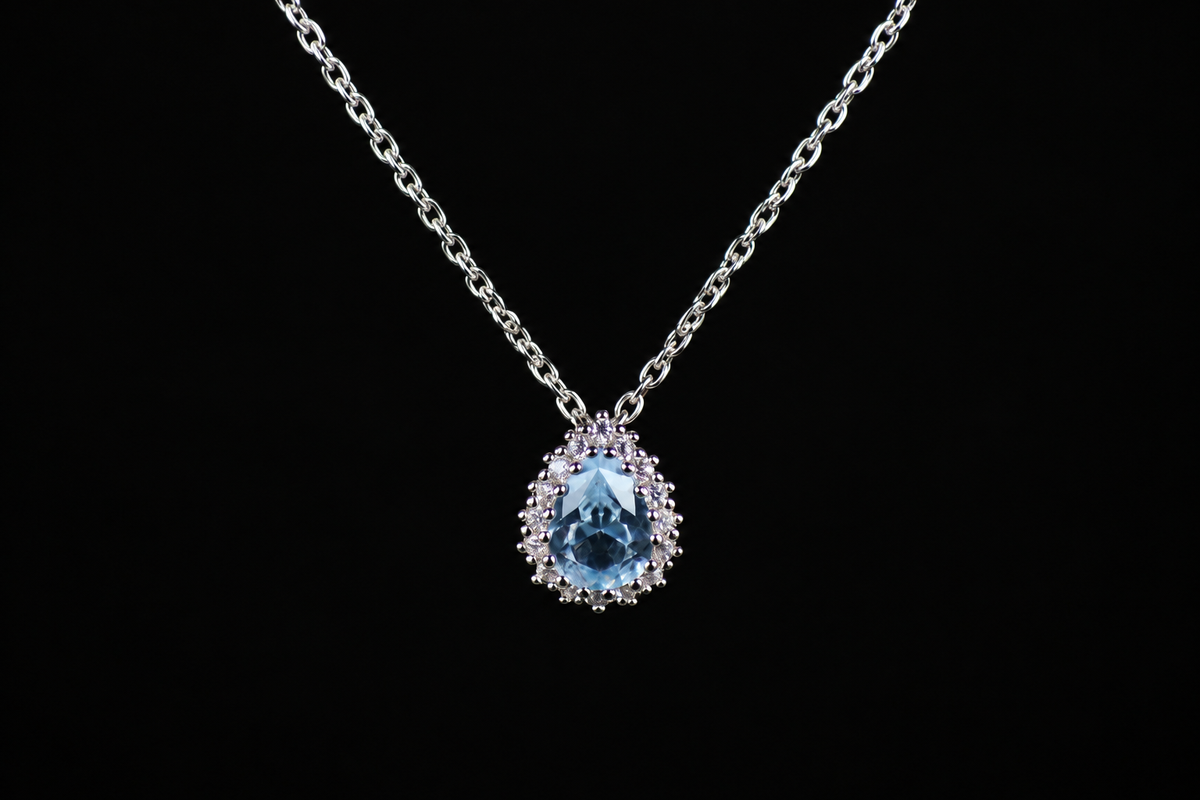 Regentropfen Kette AQUALIA