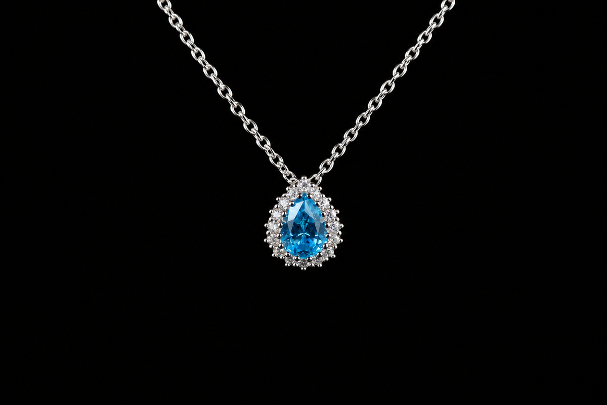 Regentropfen Kette AQUALIA