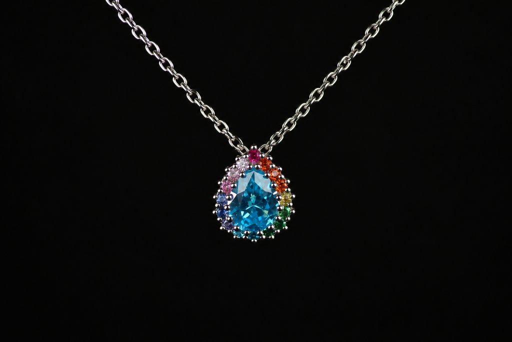 Regentropfen Kette AQUALIA